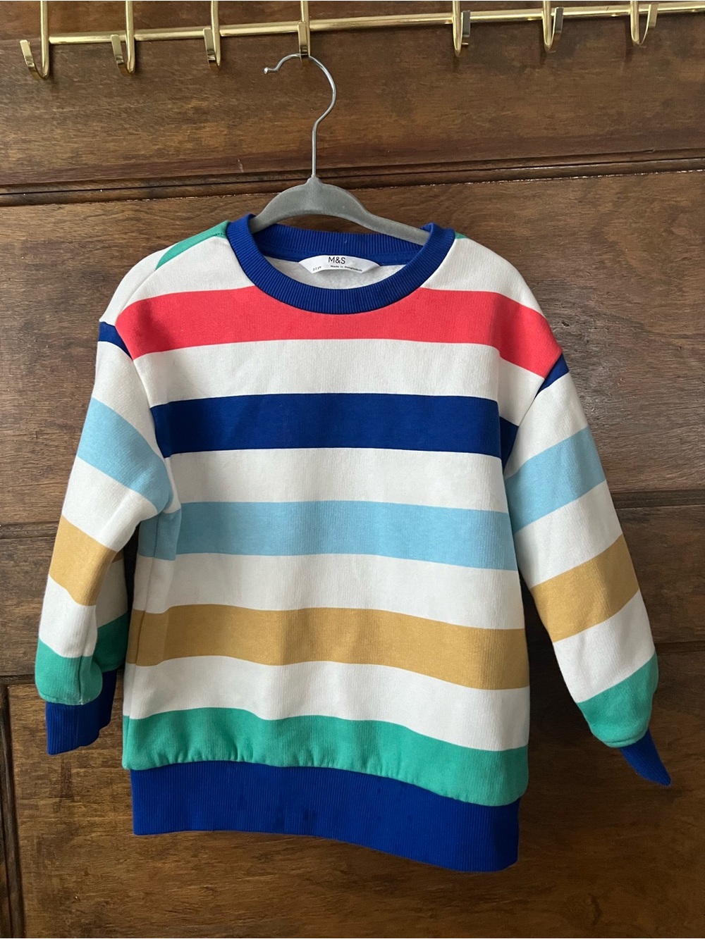 M&S | Toddler Multicolor Striped Sweatshirt - 2-3 yrs old